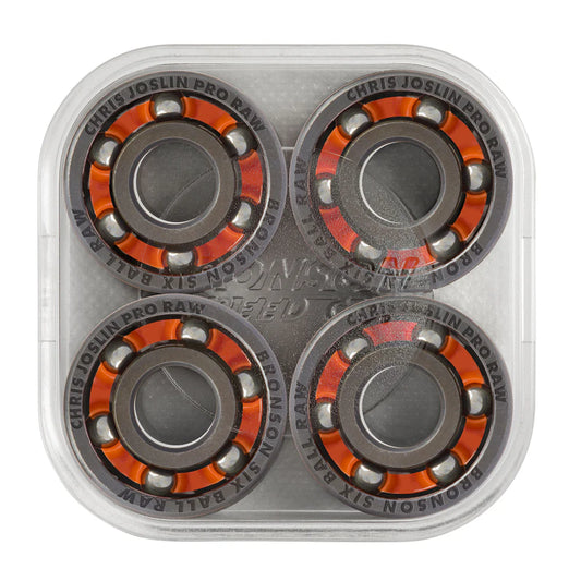 Chris Joslin 6-Ball Raw Bronson Skateboard Bearings