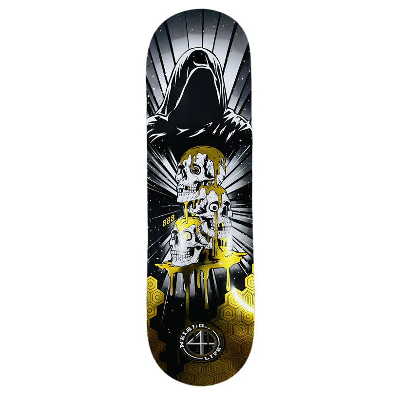 Weird 4 Life-“Grim Skull” Skateboard by 888
