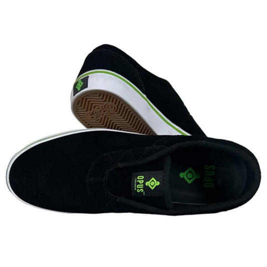 Honey Slip - Vulc - Black Suede / White Swampy