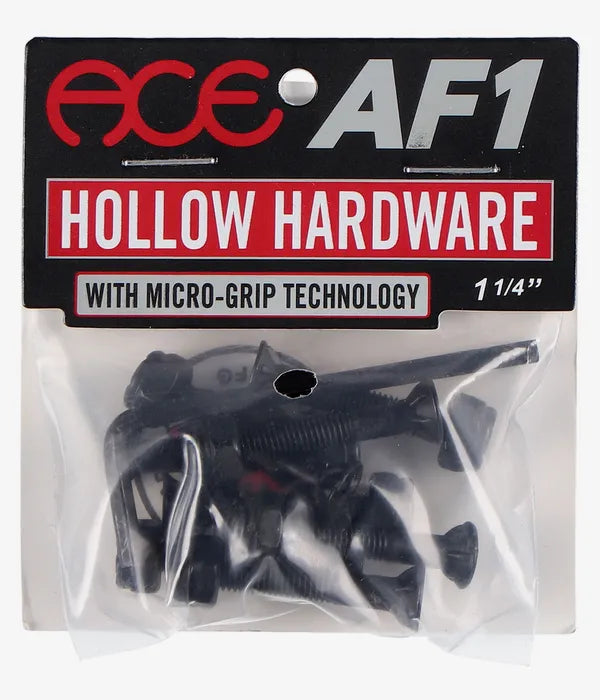 Ace AF1 Hollow Grippers 1 1/4" Tornillos (black) Llave Allen