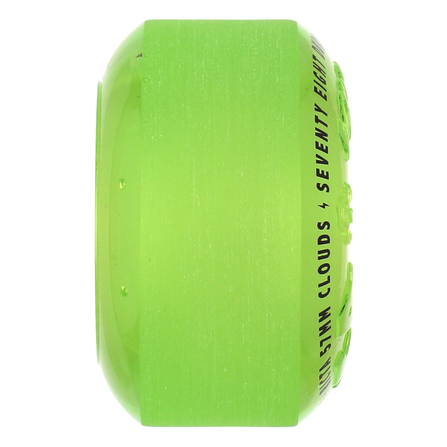 57mm Clouds Green Glow In The Dark 78a Ricta Skateboard Wheels