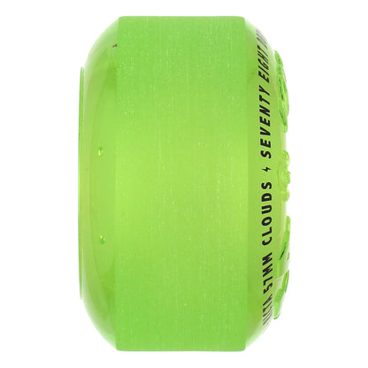 57mm Clouds Green Glow In The Dark 78a Ricta Skateboard Wheels