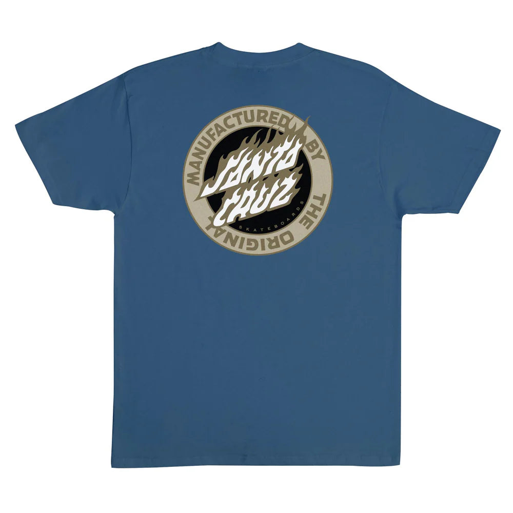 Flamed MFG Dot Mens Santa Cruz T-Shirt