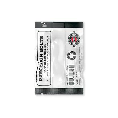 1in Phillips Independent Genuine Parts Black Hardware