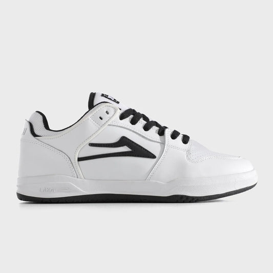 Lakai - Telford Low - White/Black Leather