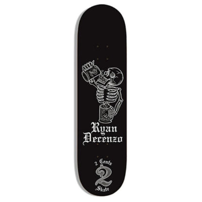 2 Cents Skateboards Decenzo Skull