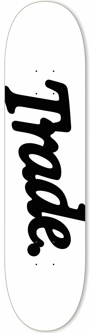 Trade Skateboards Logo Blanco