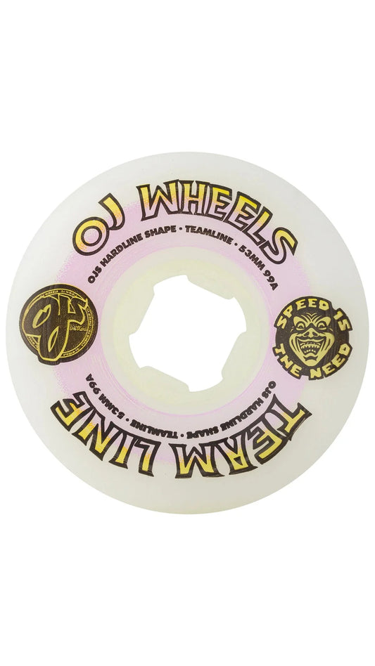 OJ Wheels 53mm 99A Team Line Original Hardline - Ruedas