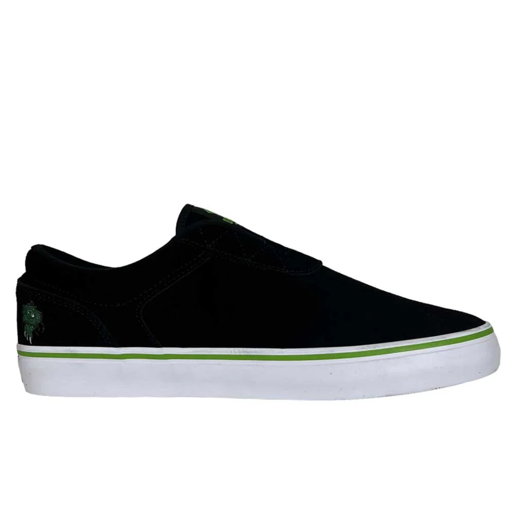 Honey Slip - Vulc - Black Suede / White Swampy